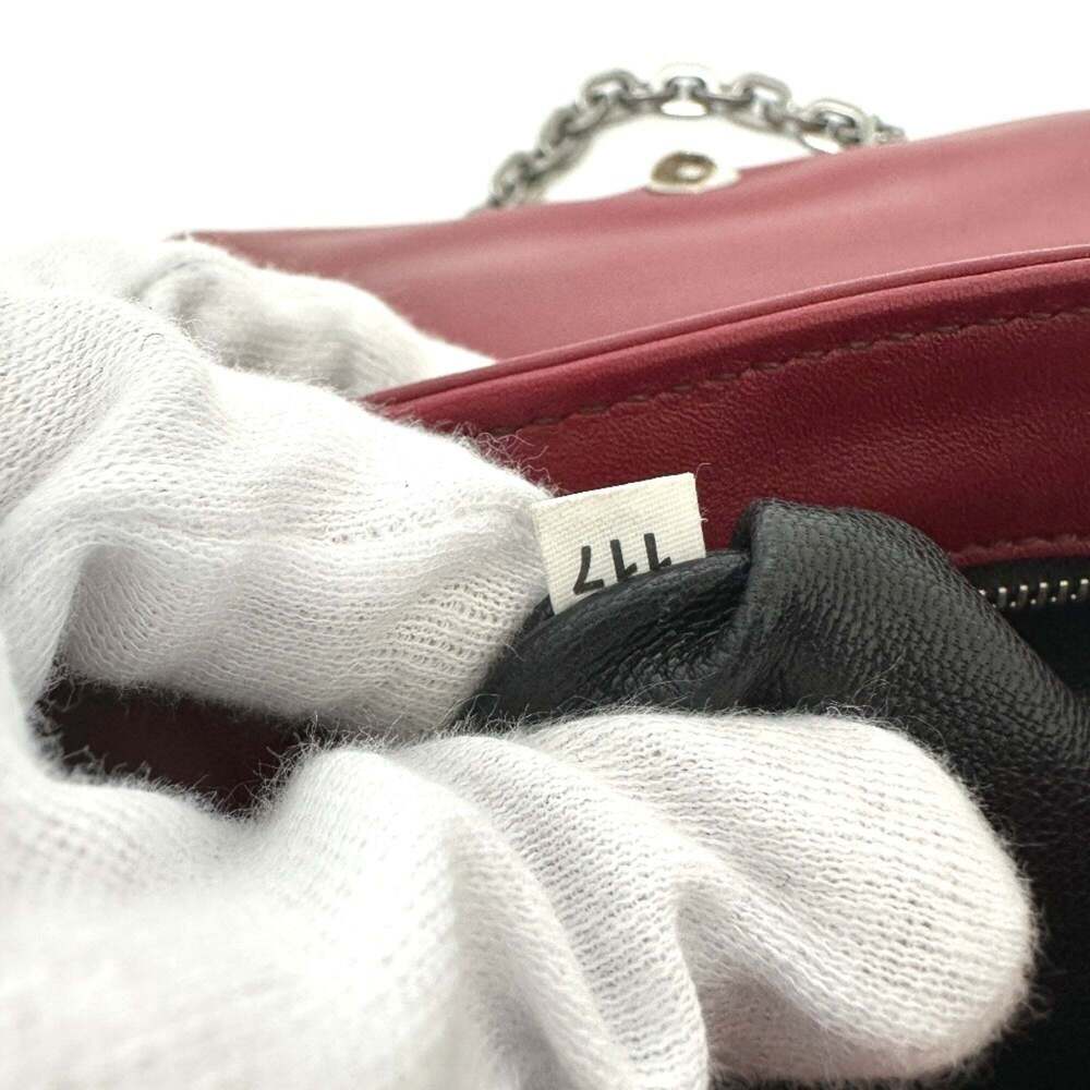 PRADA Red Leather Shoulder Bag - Picture 16 of 16